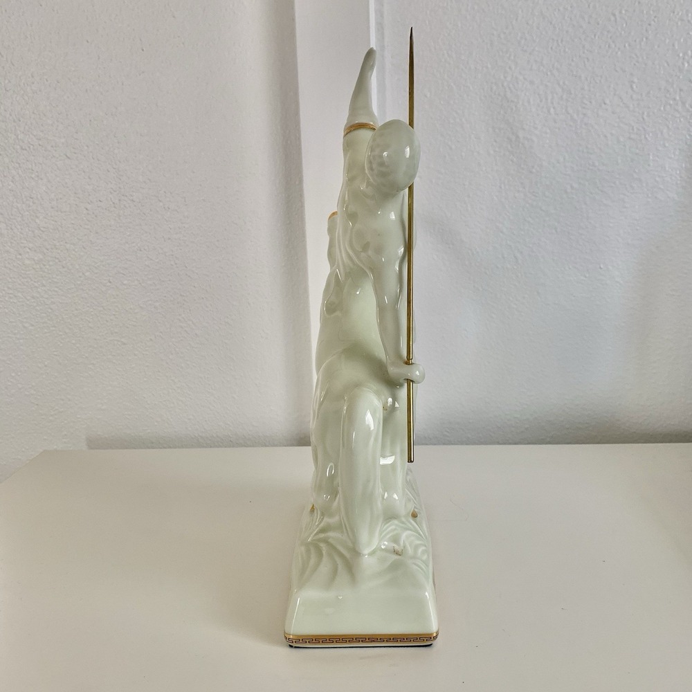 Vintage REMY MARTIN Centaur Limoges Cognac Empty Bottle Ceramic Gold Ivory - Picture 4 of 16